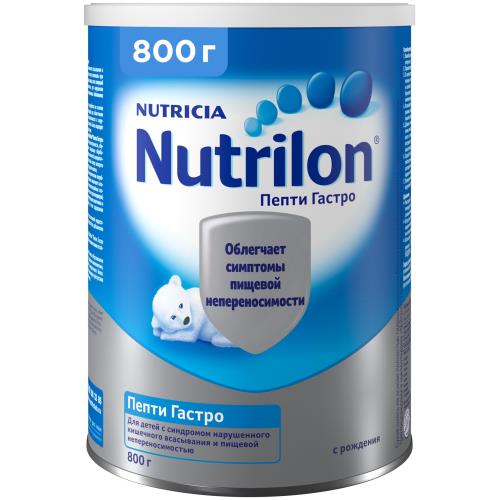 НУТРИЛАК ПЕПТИ ГАСТРО СМЕСЬ СУХАЯ БЕЗЛАКТОЗНАЯ 800 гр