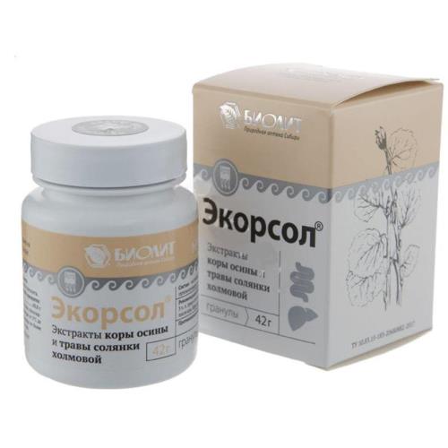 ЭКОРСОЛ гранулы 42 гр
