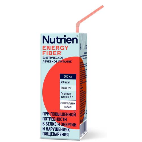 НУТРИЭН ЭНЕРГИЯ СМЕСЬ ДЛЯ ЭНТЕР. ПИТАНИЯ пищевые волокна 200 мл