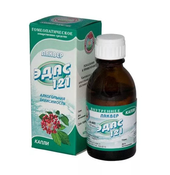ЭДАС-121 (ЛАКВЕР) капли внутр. 25 мл