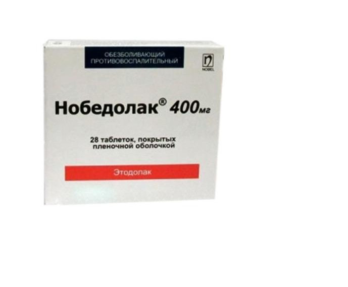 НОБЕДОЛАК табл. п/о плен. 400 мг №28