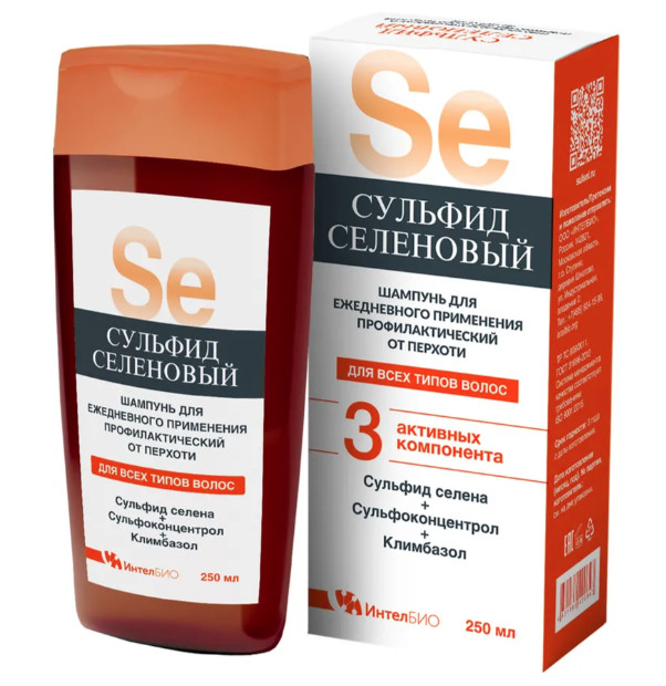 СУЛЬФИДСЕЛЕНОВЫЙ шампунь от перхоти фл. 250 мл