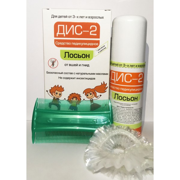 ДИС - 2 лосьон фл. 100 мл шапочка+расческа