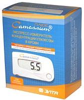 САТЕЛЛИТ ПЛЮС ГЛЮКОМЕТР + тест-полоски №25