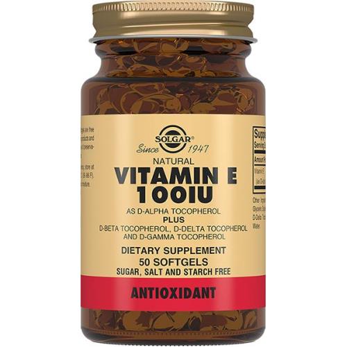 СОЛГАР ВИТАМИН Е капс. 100 МЕ №50