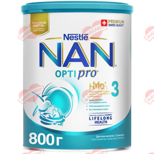 NAN ОПТИПРО СМЕСЬ СУХАЯ МОЛОЧНАЯ-3 800 гр