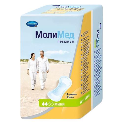 ХАРТМАНН ПРОКЛАДКИ ЖЕНСКИЕ ПРИ НЕДЕРЖАНИИ MOLIMED ПРЕМИУМ МИНИ №14