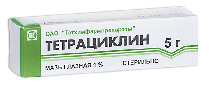 ТЕТРАЦИКЛИНОВАЯ мазь глазная 1% туба 5 гр