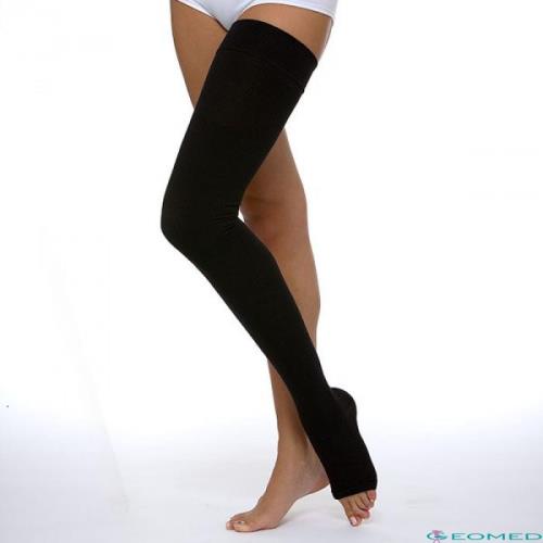 ЧУЛОК КОМПРЕССИОННЫЙ ДО БЕДРА ЦЕНТР КОМПРЕСС черный 1 класс компр. р.1