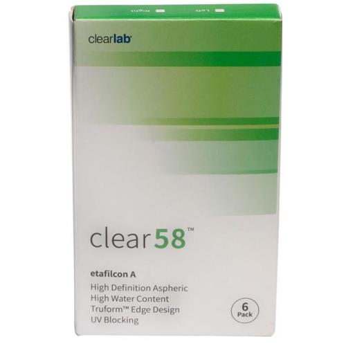 КОНТАКТНАЯ ЛИНЗА CLEAR 58 - 3,75 №6