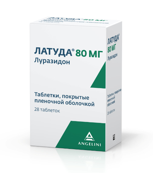ЛАТУДА табл. п/о плен. 80 мг №28