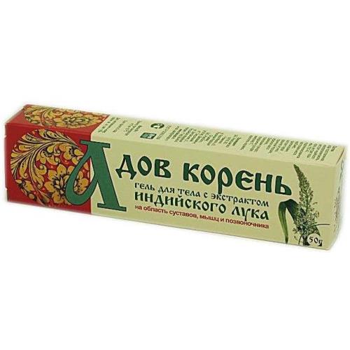 АДОВ КОРЕНЬ С ЭКСТРАКТОМ ИНДИЙСКОГО ЛУКА гель для тела 50 гр