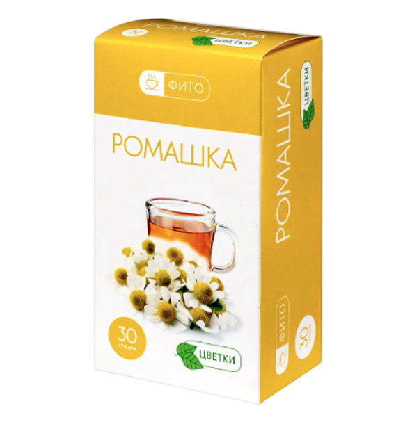 ФИТОЧАЙ РОМАШКА ЦВЕТКИ 30 гр