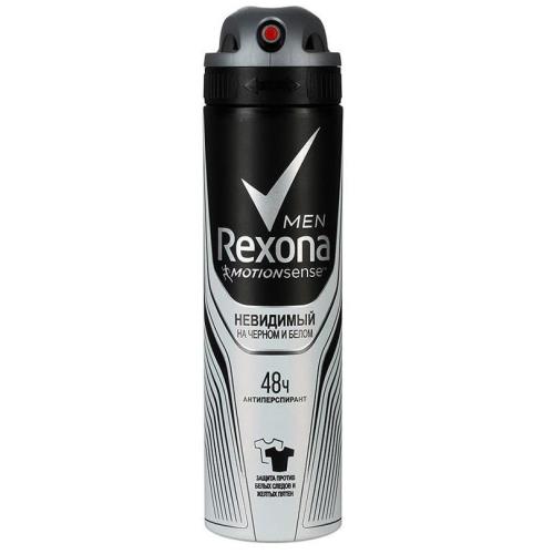 РЕКСОНА МЭН НЕВИДИМЫЙ НА ЧЕРНОМ И БЕЛОМ ДЕЗОДОРАНТ АЭРОЗОЛЬНЫЙ 150 мл