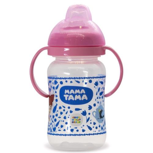 МАМА ТАМА ПОИЛЬНИК-НЕПРОЛИВАЙКА 270 мл розовый