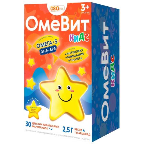 ОМЕВИТ КИДС мармелад №30