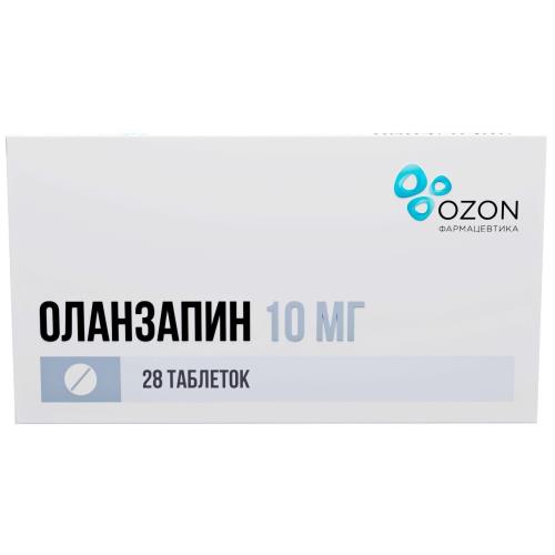 ОЛАНЗАПИН ОЗОН табл. дисперг. 10 мг №28