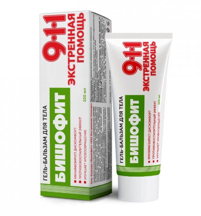 911 БИШОФИТ гель-бальзам д/тела 100 мл