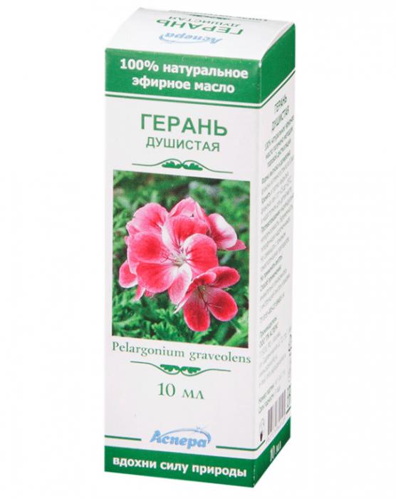 МАСЛО ЭФИРНОЕ ГЕРАНЬ АСПЕРА 10 мл