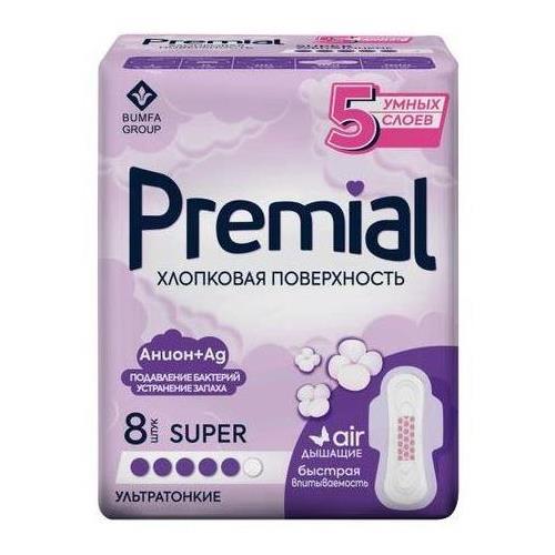 ПРОКЛАДКИ PREMIAL НА КРИТИЧЕСКИЕ ДНИ СУПЕР №8