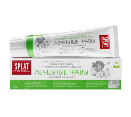 СПЛАТ ЛЕЧЕБНЫЕ ТРАВЫ ЗУБНАЯ ПАСТА 130 гр