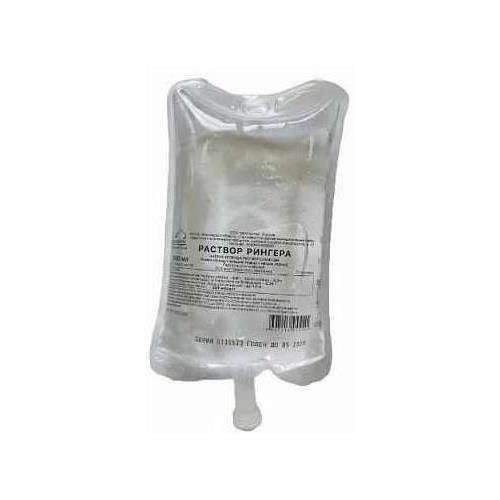 РИНГЕРА РАСТВОР р-р д/инфузий пласт. контейнер 500 мл №12