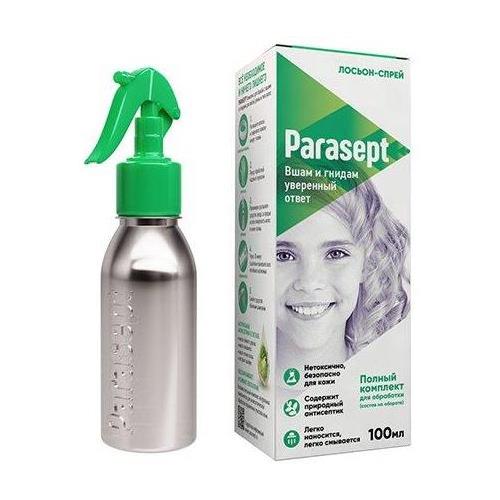 ПАРАСЕПТ лосьон педикулицидн. спрей 100 мл