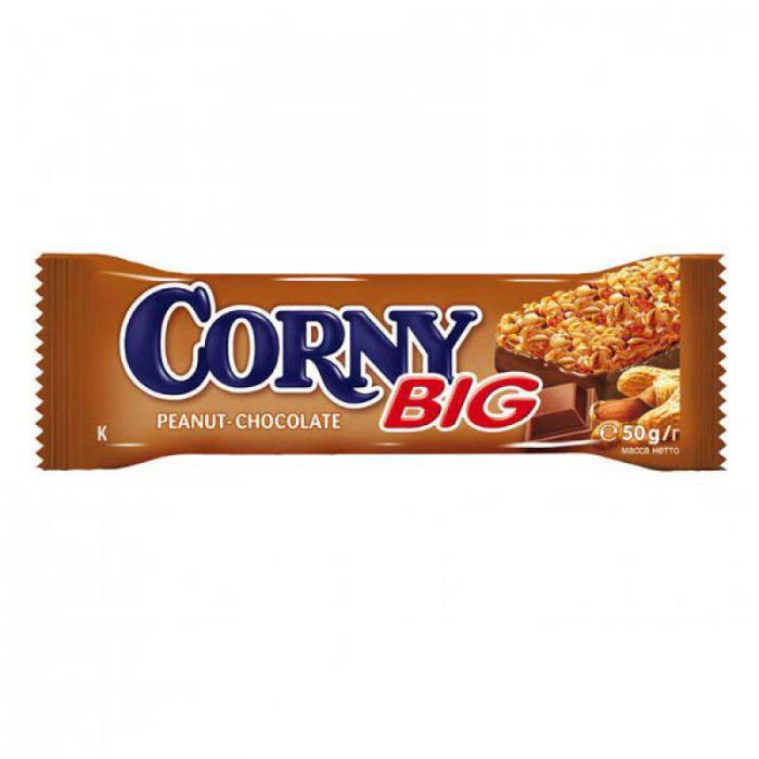 CORNY BIG БАТОНЧИК ЗЛАКОВЫЙ молочный шоколад/арахис 50 гр
