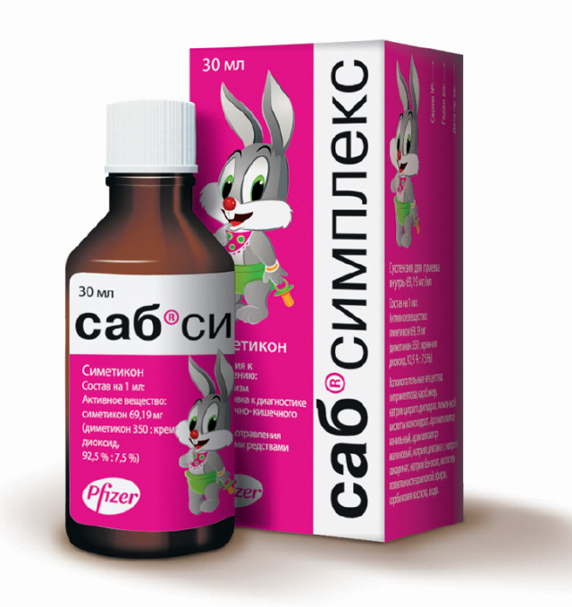 САБ СИМПЛЕКС сусп. внутр. 69,19 мг/мл фл.- кап. 30 мл