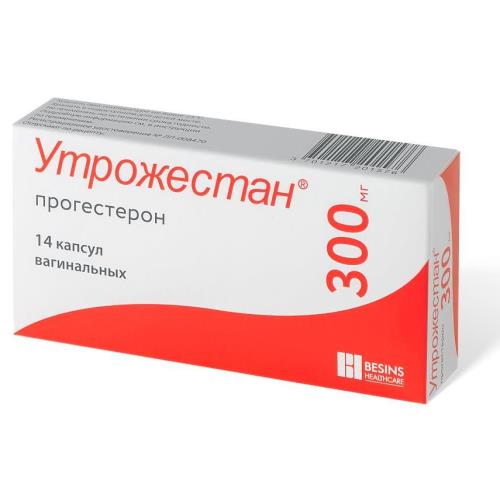 УТРОЖЕСТАН капс. вагин. 300 мг №14