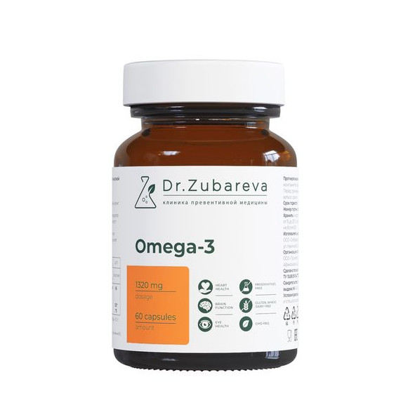 DR.ZUBAREVA ОМЕГА-3 капс. №60