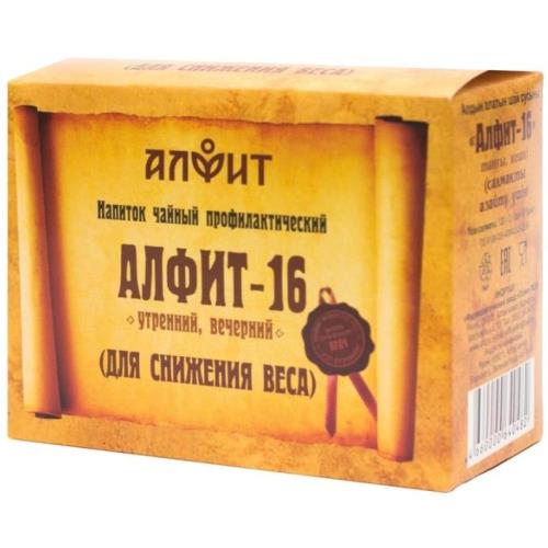 АЛФИТ-16 ФИТОСБОР СНИЖЕНИЕ ВЕСА 120 гр