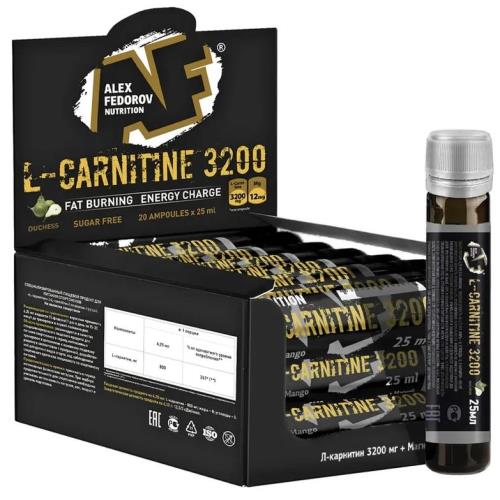 АЛЕКС ФЕДОРОВ НУТРИШН L-КАРНИТИН груша фл. 25 мл №20
