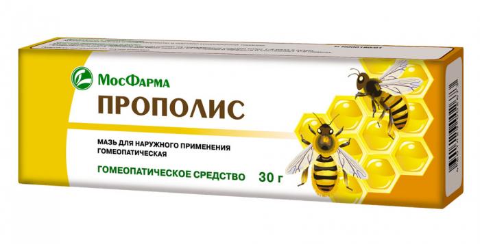 ПРОПОЛИС гомеопат. мазь туба 30 гр