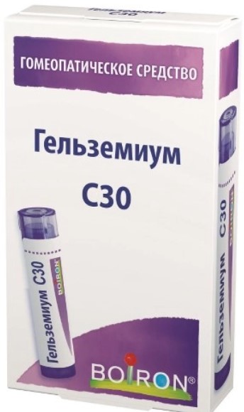 ГЕЛЬЗЕМИУМ С30 гранулы гомеопатич. 4 гр