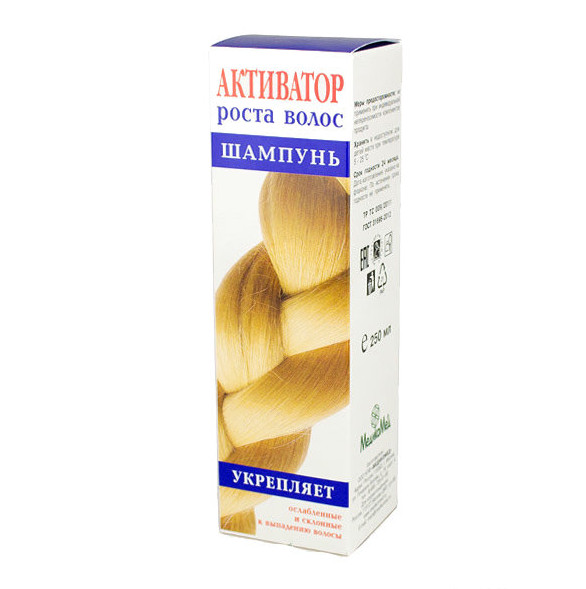 АКТИВАТОР РОСТА ВОЛОС ШАМПУНЬ 250 мл с гиалуроновой кислотой
