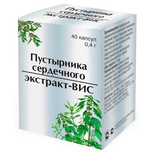 ПУСТЫРНИКА СЕРДЕЧНОГО ЭКСТРАКТ ВИС капс. №30