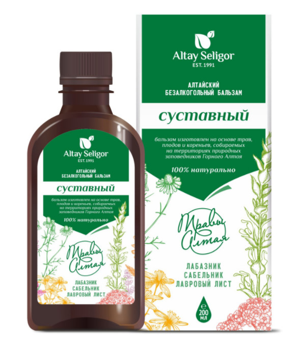 АЛТАЙСКИЙ БАЛЬЗАМ СУСТАВНЫЙ 200 мл