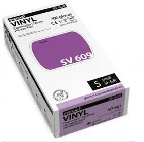 ПЕРЧАТКИ СМОТРОВЫЕ НЕСТЕРИЛЬНЫЕ ВИНИЛОВЫЕ неопудр. M №50 пар