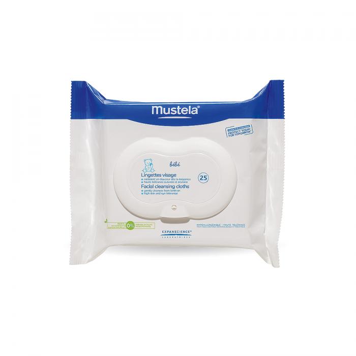 МУСТЕЛА БЕБИ САЛФЕТКИ ВЛАЖНЫЕ ДЕТСКИЕ №25 для лица