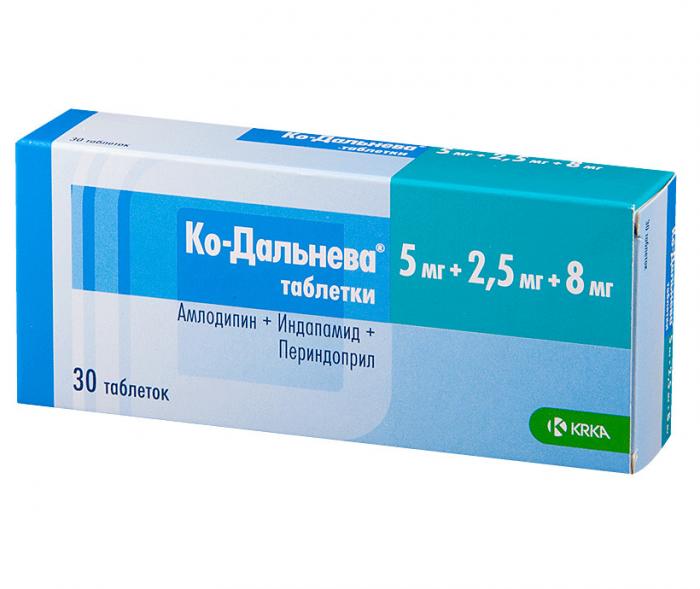КО-ДАЛЬНЕВА табл. 5+2,5+8 мг №30