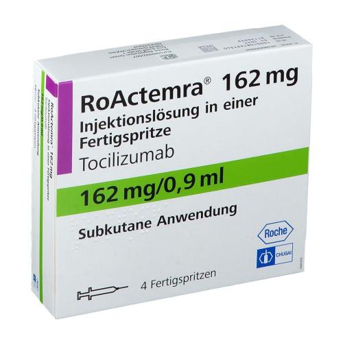 АКТЕМРА р-р д/инъекц. п/к 162 мг/0,9 мл шпр.- тюб. №4