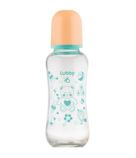 ЛАББИ БУТЫЛОЧКА (СТЕКЛО) 250 мл 16031 силикон. соска Малыши и Малышки