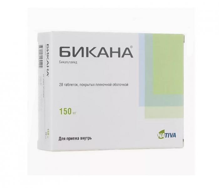 БИКАНА табл. п/о плен. 150 мг №28