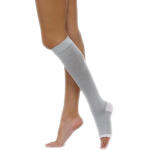 ЧУЛОК КОМПРЕССИОННЫЙ ДО КОЛЕНА КРУГЛОВЯЗАНЫЙ бежевый 3 класс компр. р.5