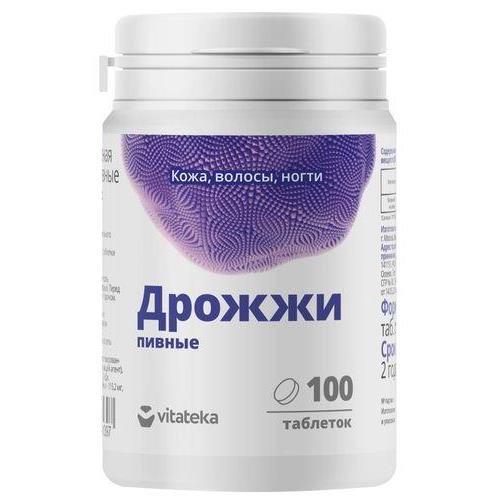 ДРОЖЖИ ПИВНЫЕ НАТУРАЛЬНЫЕ "ЭКО-МОН" ВИТАТЕКА табл. №100