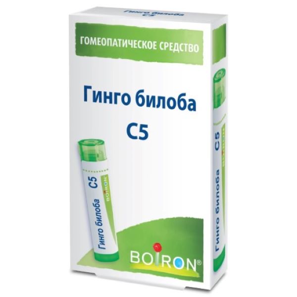 ГИНГО БИЛОБА С5 гранулы гомеопатич. 4 гр