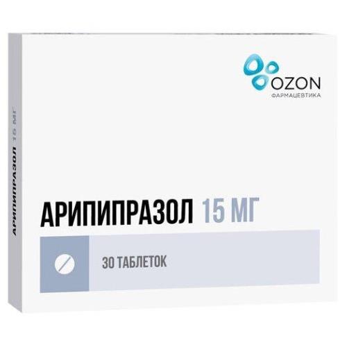 АРИПИПРАЗОЛ ОЗОН табл. 15 мг №30