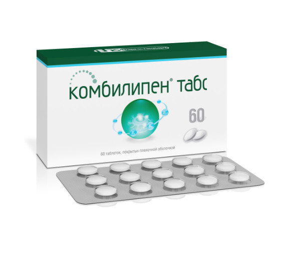 КОМБИЛИПЕН ТАБС табл. п/о плен. №60