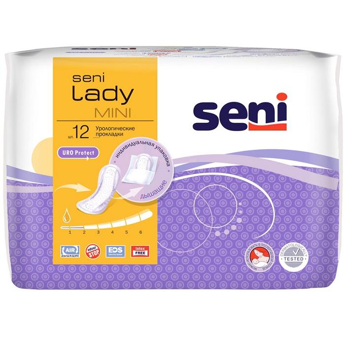 СЕНИ ПРОКЛАДКИ ЖЕНСКИЕ ПРИ НЕДЕРЖАНИИ ЛЕДИ МИНИ №10 +2